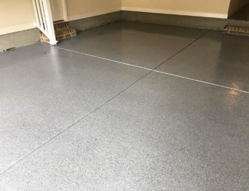 Epoxy Stone Flake Garage