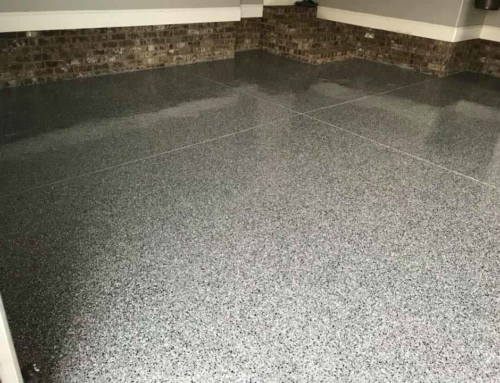 Flake Epoxy Floor Wombat