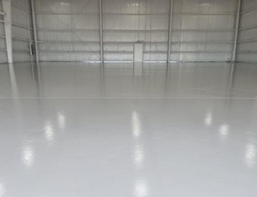 Light Gray Hangar Epoxy Floor